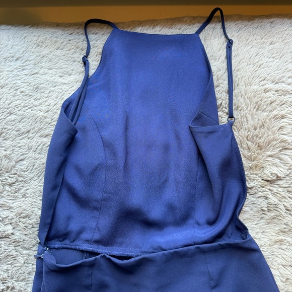 NBD (Revolve) NAVY LACE PANEL MIDI DRESS - Picture 10 of 10